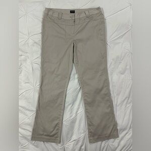 Nicole by Nicole Miller Khaki Straight Leg Dress Pants. Women’s size 16 Stretch